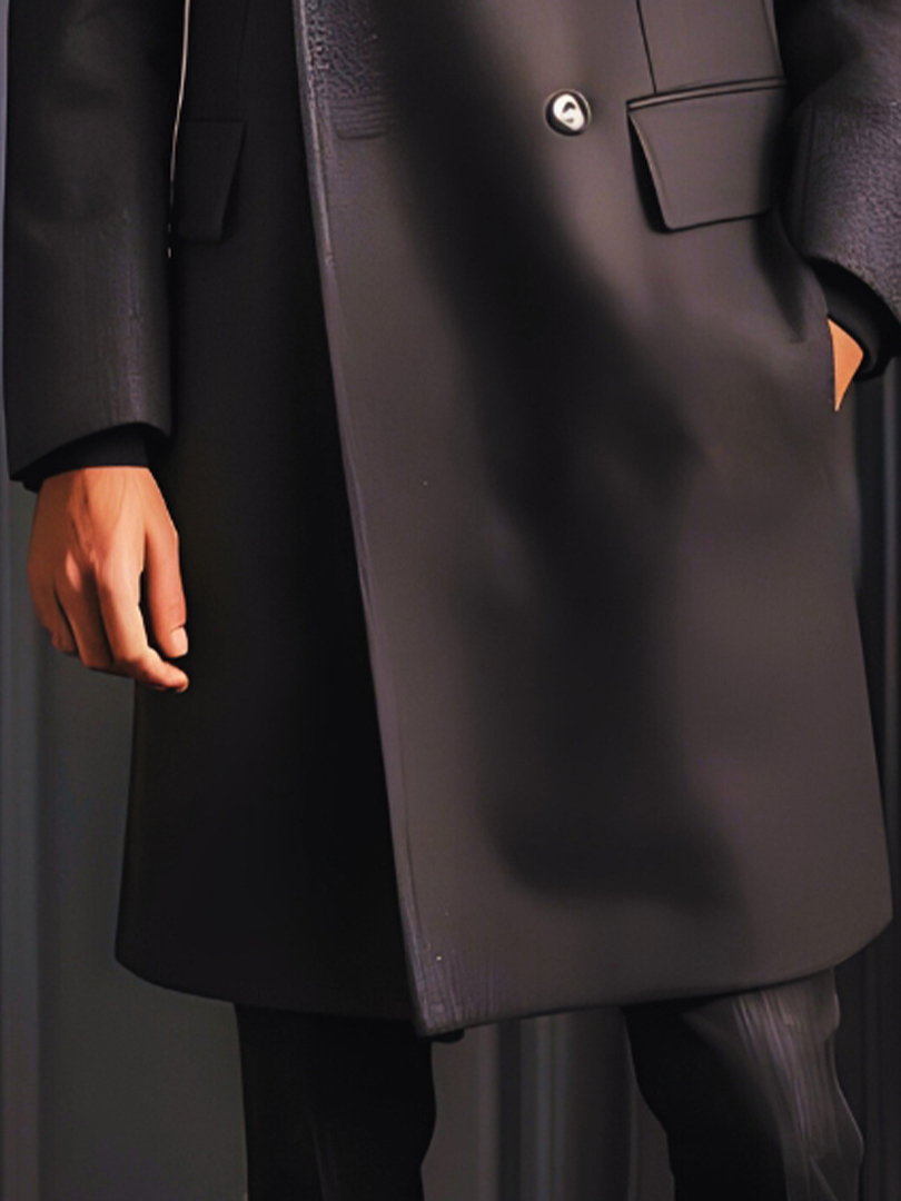 Slate Chamber Coat-thumb